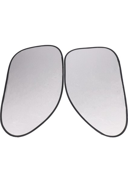 Adet Oto Araba Yan Cam Güneşlik Siyah Gümüş Renk (Yurt Dışından)