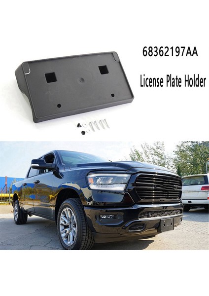 Otomotiv Plaka Fotoğraf Tutucu Plaka Tutucu Montaj Braketi Dodge Ram 2500 3500 2019-2021 68362197AA (Yurt Dışından) fiyatları