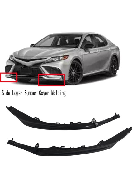 Toyota Camry Xe Xse 2021-2024 Ön Tampon Spoyleri Için Yeni Yan Alt Tampon Kapağı Kalıbı (Yurt Dışından) fiyatları