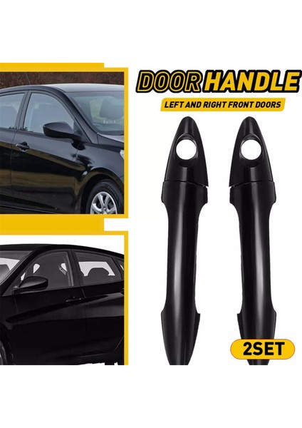 Hyundai Accent 2012-2017 Için 1 Set/4 Adet Kapı Kolu Çekmecesi 82651-1R050 82661-1R050 82652-1R050 82662-1R050 Dış Kol (Yurt Dışından) fırsatları
