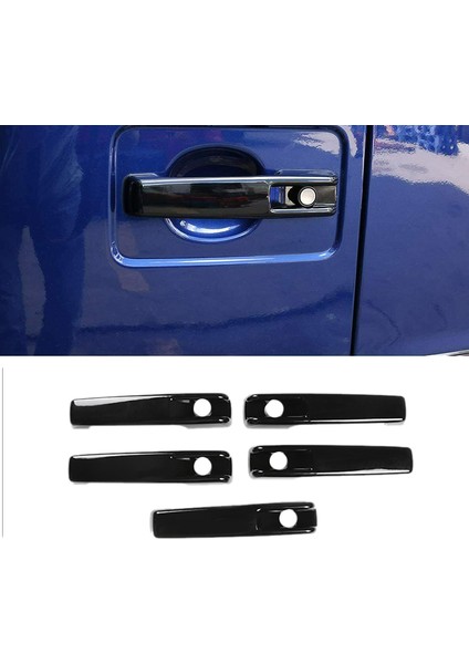 Parlak Siyah Dış Dış Kapı Kolu Koruyucu Kapak Trim Için Mercedes Benz G-Class W461 W463 G55 G63 G500 2001-2021 (Yurt Dışından) fırsatları