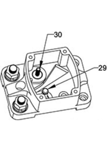 Sigorta Sıfırlama 12-48V Dc Araba Ses Amplifikatörü Sigorta Sıfırlama Su Geçirmez, 100A (Yurt Dışından) indirimleri
