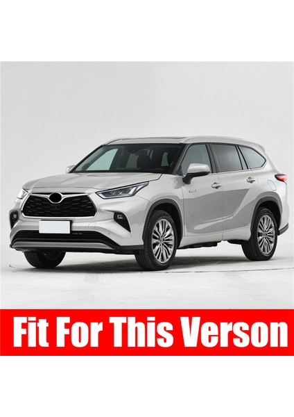 Adet Maun Kapı Kolu Kase Kapağı Iç Kase Sticker Yan Koruyucu Toyota Highlander Kluger XU70 2021 2022 (Yurt Dışından)