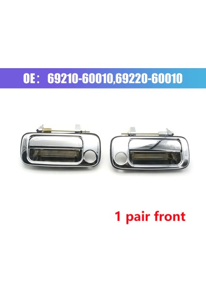 Araba Ön Sol + Sağ Dış Dış Kapı Kolu 69210-60010,69220-60010 Toyota Land Cruiser 80 LC80 1991-1997 Için (Yurt Dışından) fiyatları