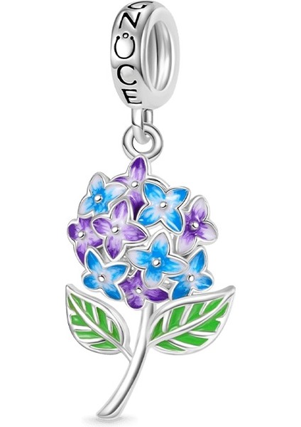 Ortanca Charm, 925 Ayar Gümüş