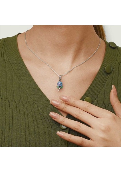 Ortanca Charm, 925 Ayar Gümüş