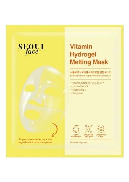 Melting Eriyen Şeffaflaşan Nemlendirici Maske Yüz Maskesi 4 Adet 34 Gr. modelleri