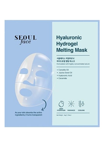 Melting Eriyen Şeffaflaşan Nemlendirici Maske Yüz Maskesi 4 Adet 34 Gr. fırsatları