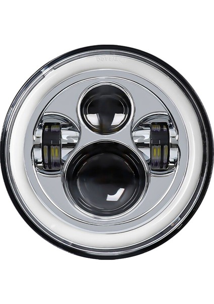 Road King Street Glide Ultra Classic Glide V-Star 1100 Için 7 Inç LED Far, Yüksek Düşük Huzmeli Projektör Sarı+Beyaz (Yurt Dışından) fiyatları