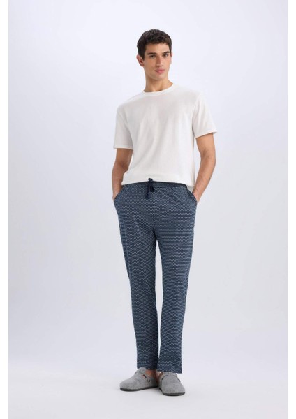 Regular Fit Desenli Cepli Pijama Altı E0507AX25SP