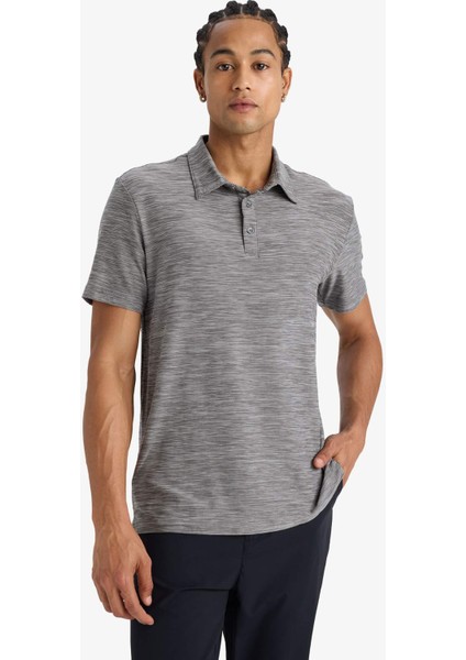 fit Standart Fit Sporcu Kısa Kollu Polo TIŞÖRT D9241AX25SP modelleri