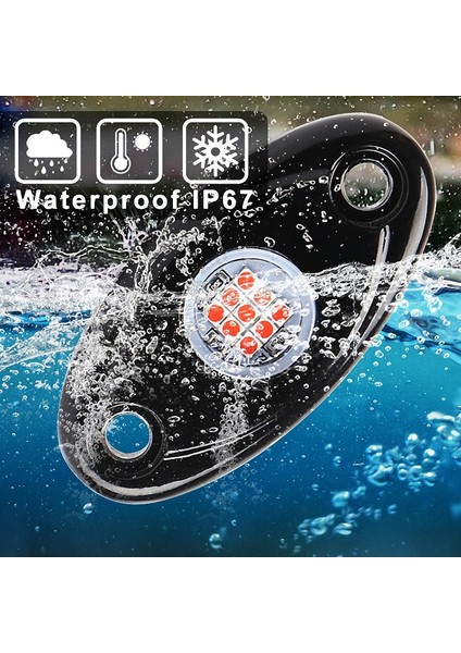4 Pod LED Kaya Işıkları Kiti Su Geçirmez Underglow LED Neon Trail Rig Işıkları Jeep Kamyon Atv Raptor Offroad Tekne-Kırmızı (Yurt Dışından) fırsatları