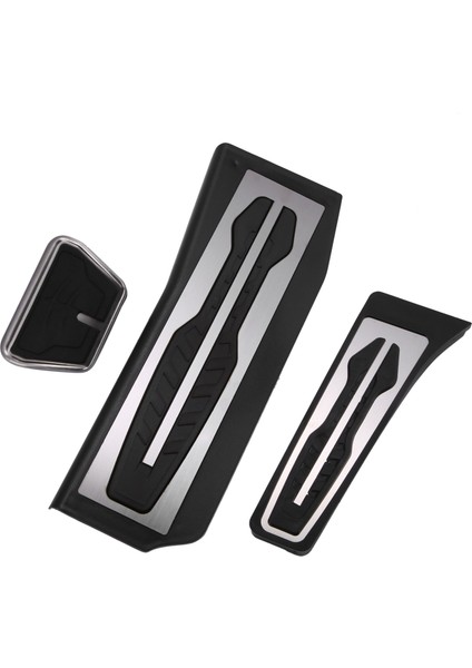 Bmw 5-Serisi G30 G31 2017 Paslanmaz Çelik Araba Gaz Pedalı Fren Pedalları Kapak Dinlenme Pedalları (Yurt Dışından)