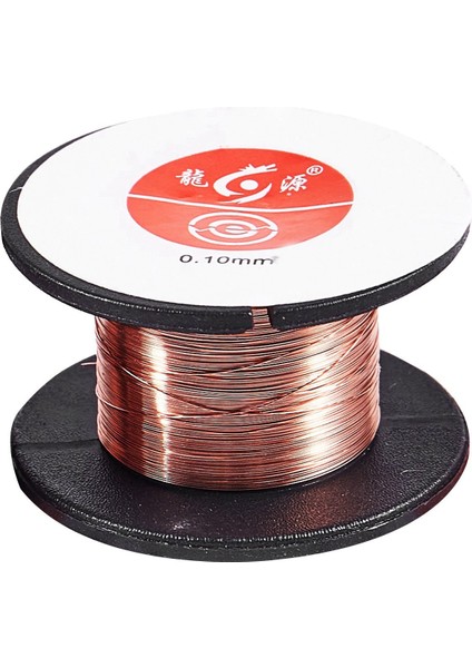 5 Adet 0.1mm Çaplı Bakır Lehimleme Lehim Emaye Makara Teli (Yurt Dışından)