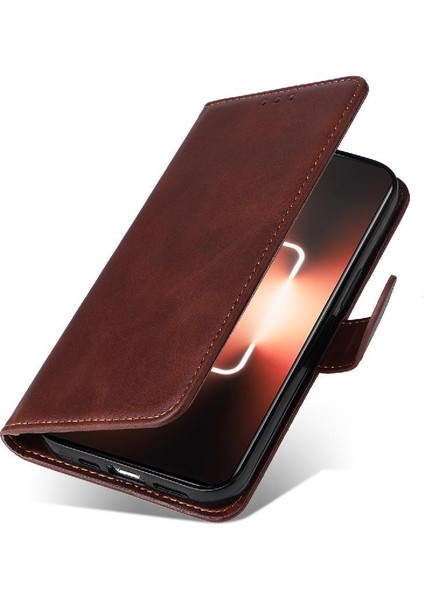 Realme Gt3 Kart Yuvaları Için Flip Case Kapak Hassas Kesikler Manyetik (Yurt Dışından)