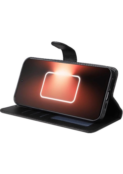 Realme Gt3 Kart Yuvaları Için Flip Case Kapak Hassas Kesikler Manyetik (Yurt Dışından)