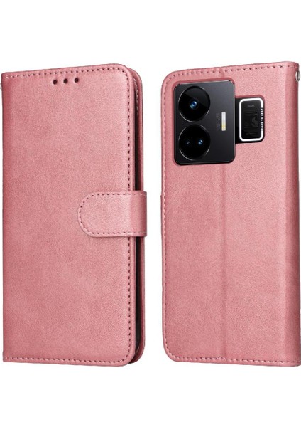 Realme Gt3 Kart Yuvaları Için Flip Case Kapak Hassas Kesikler Manyetik (Yurt Dışından)