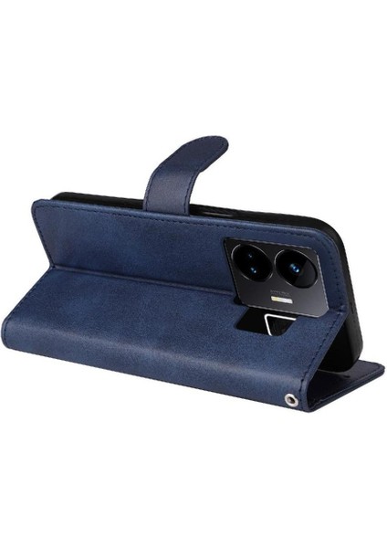 Realme Gt3 Kart Yuvaları Için Flip Case Kapak Hassas Kesikler Manyetik (Yurt Dışından)