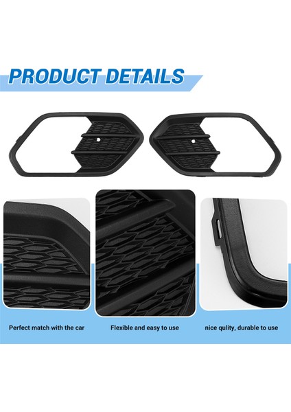 Araba Ön Tampon Sis Lambası Çerçevesi Sis Lambası Izgara Kapağı Ford Kuga 2017-2019 Araba Aksesuarları (Yurt Dışından) fırsatları