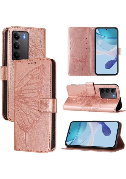 Realme C75 4g Flip Kapak Için Kılıf Manyetik Kabartma Kelebek Prim (Yurt Dışından) fırsatları