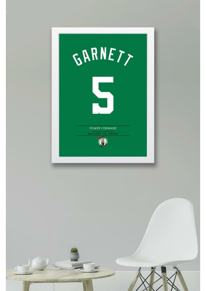 Kevin Garnett Forma Çerçeveli Tablo - Nba Boston Celtics Jersey fiyatları