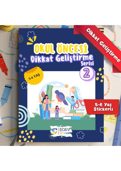 Okul Öncesi Dikkat Geliştirme Serisi-2