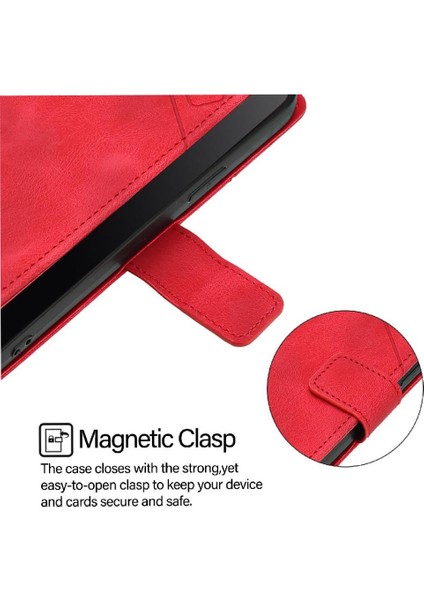 Realme C75 4g Için Kılıf Manyetik Deri Cüzdan Kapak Çevirin Kart Tutucu (Yurt Dışından) modelleri
