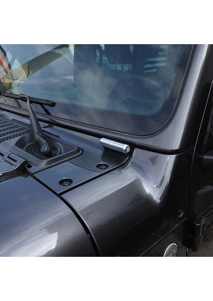 Araba Ön Cam Menteşe Kapağı Trim Sticker Jeep Wrangler Jl Jt 2018-2022 Dış Aksesuarlar, Abs Gümüş (Yurt Dışından) fiyatları
