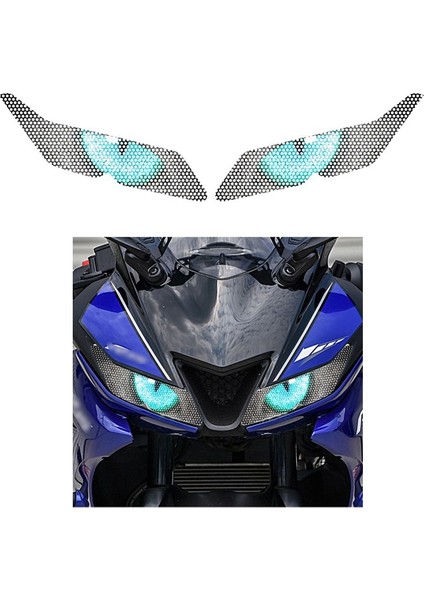 Motosiklet Far Koruma Etiket Farlar Göz Vücut Etiket Yamaha YZF-R15 Yzf R15 YZFR15 2017 2018 A (Yurt Dışından) modelleri