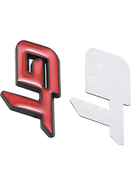 3D Gt Logo Araba Etiket Moda Araba Dekor Etiket Ford Mustang Odak 2 3 Fiesta Ranger Mondeo Mk2 Kırmızı + Siyah (Yurt Dışından) fiyatları