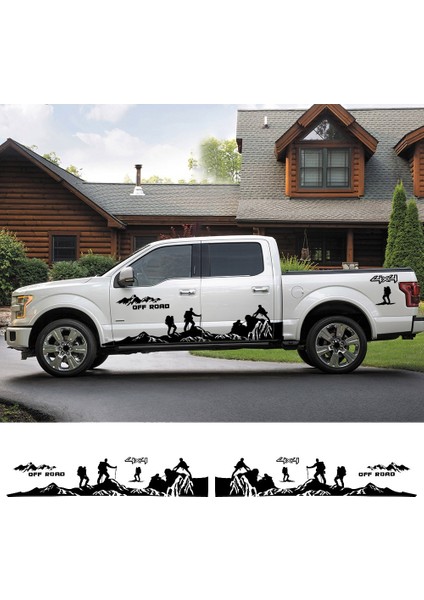 Adet Araba Kapı Yan Vücut Çıkartmalar Ford Ranger Raptor F150 F-150 Off Road 4x4 Dağcı Pikap Dıy Oto Çıkartmaları Etiket (Yurt Dışından) fiyatları