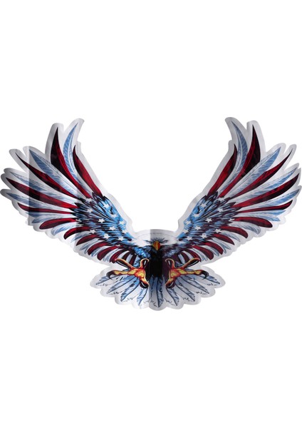 1 Takım/4 Adet Araba Çıkartması Uçan Şahin Oto Kamyon Kaputu Yan Kartal Abd Bayrağı Etiket (Yurt Dışından)