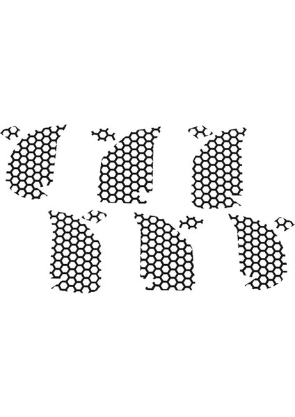 Arka Stop Lambası Bal Peteği Trim Çıkartmaları Dekorasyon Ford Mustang 2018-2020 Araba Aksesuarları (Yurt Dışından)