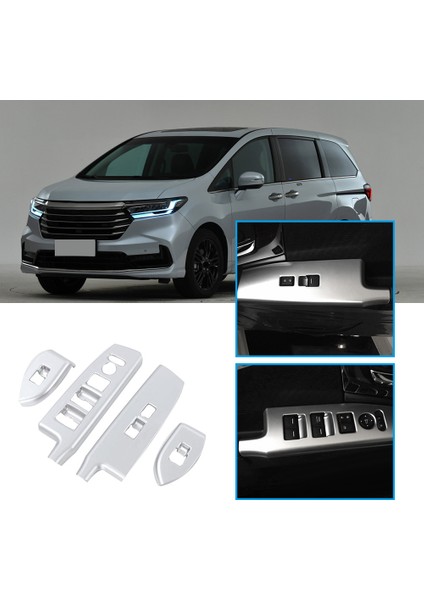 Honda Odyssey 2022 Için Araba Pencere Camı Anahtarı Kapağı Trim Etiket Dekorasyon (Yurt Dışından) fiyatları