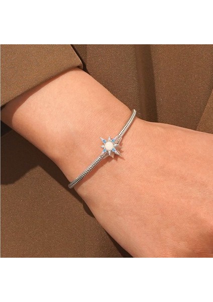 Karanlıkta Parlayan Yıldız Charm, 925 Ayar Gümüş fırsatları