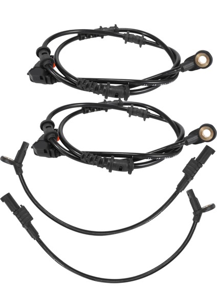 Set (4 Adet) Ön Arka Abs Tekerlek Hız Sensörü Mercedes-Benz Için W164 ML350 ML320 GL350 GL450 R350 1645400717+1645400917 (Yurt Dışından) modelleri