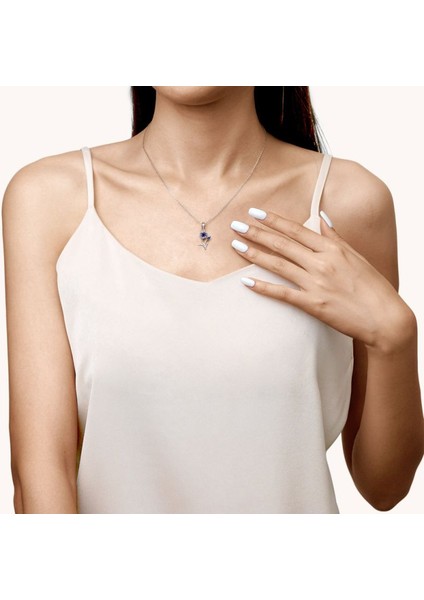 Peygamber Çiçeği Charm, 925 Ayar Gümüş