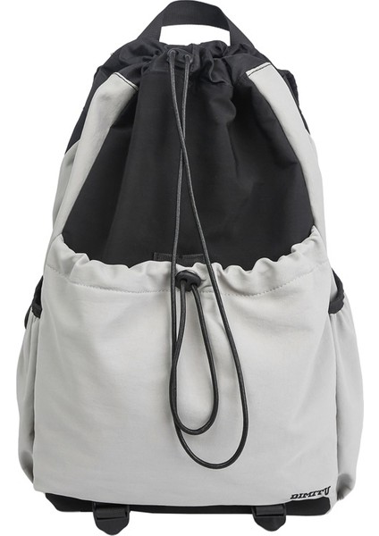 Renk Blok Büyük Kapasiteli Açık Eğlence Sırt Çantası Moda Basit Dağcılık Çantası Öğrenci Sırt Çantası (Yurt Dışından)