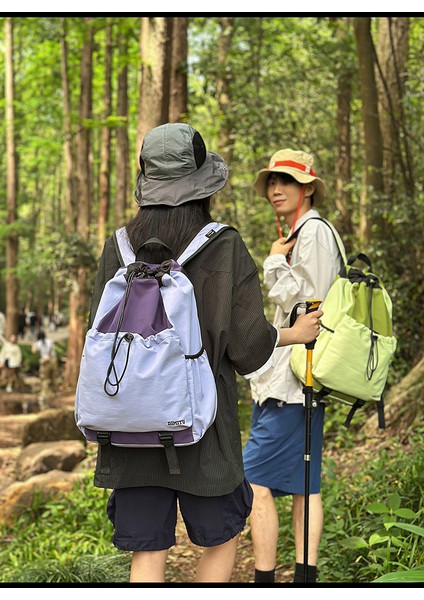 Renk Blok Büyük Kapasiteli Açık Eğlence Sırt Çantası Moda Basit Dağcılık Çantası Öğrenci Sırt Çantası (Yurt Dışından) indirimleri