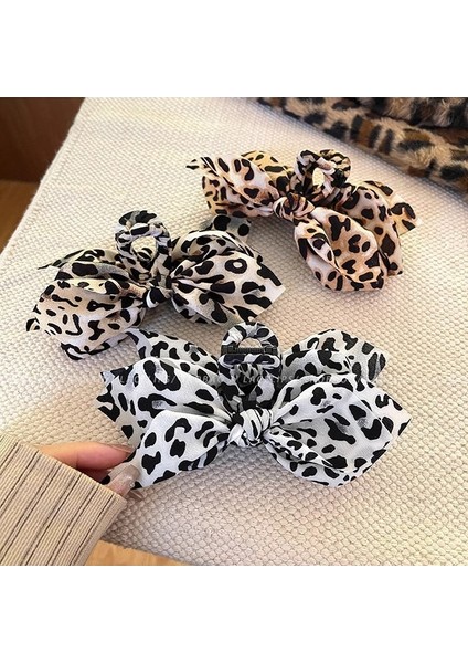 Blingbling1 Leopar Baskı Yay Grip Klipleri Büyük Köpekbalığı Klipleri Saç Aksesuarları (Yurt Dışından) fiyatları