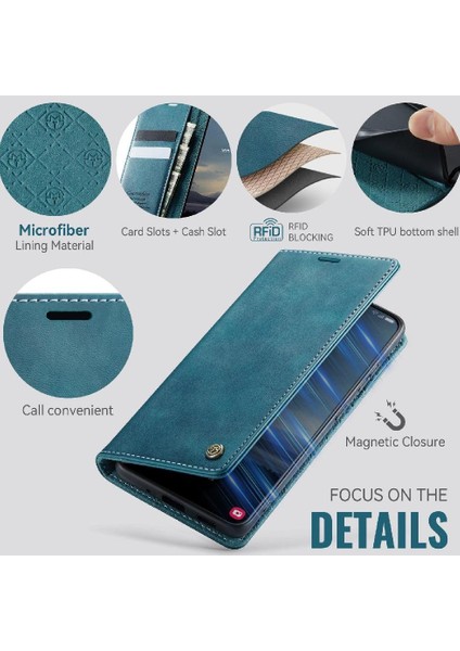 Galaxy S21 Plus Darbeye Dayanıklı Kickstand Için Retro Deri Cüzdan Kılıf (Yurt Dışından) fiyatları