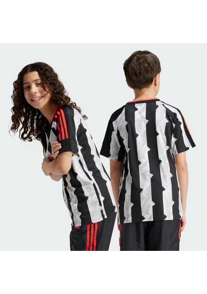 Çizgili Siyah - Beyaz Kadın T-Shirt IW0909-J Hot Tee fiyatları