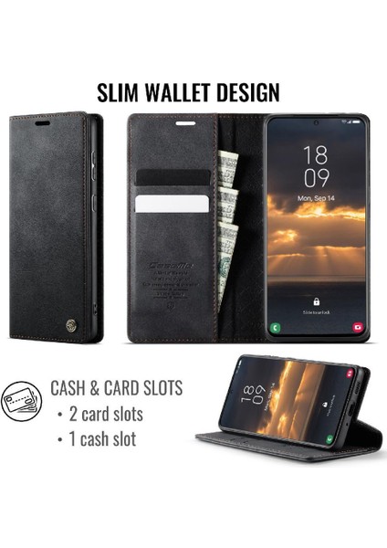 Retro Deri Cüzdan Kılıf IPhone 15 Artı Ayarlanabilir Kickstand Rfıd (Yurt Dışından) fiyatları