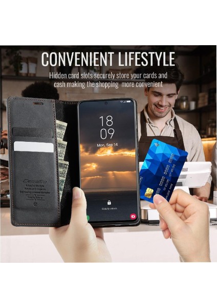 IPhone 16 Pro Ayarlanabilir Kickstand Rfıd Için Retro Deri Cüzdan Kılıf (Yurt Dışından) fiyatları