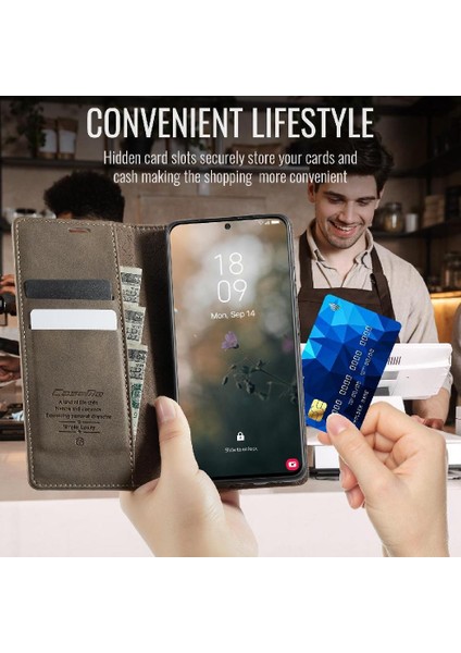 IPhone 13 Darbeye Dayanıklı Koruma Için Retro Deri Cüzdan Kılıf Ayarlanabilir (Yurt Dışından) fırsatları