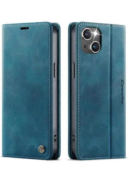 Retro Deri Cüzdan Kılıf IPhone 13 Mini Darbeye Koruma Rfıd (Yurt Dışından) indirimleri