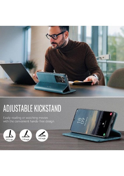 IPhone 14 Rfıd Engelleme Ayarlanabilir Kickstand Için Retro Deri Cüzdan Kılıf (Yurt Dışından) fırsatları