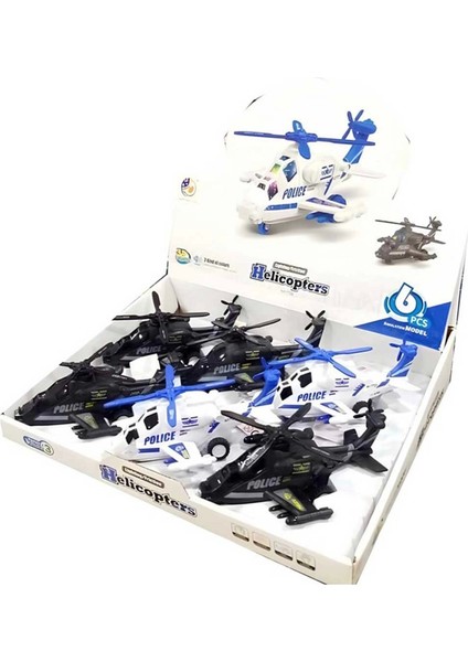 Nessiworld Sürtmeli Sesli Işıklı Polis Helikopteri