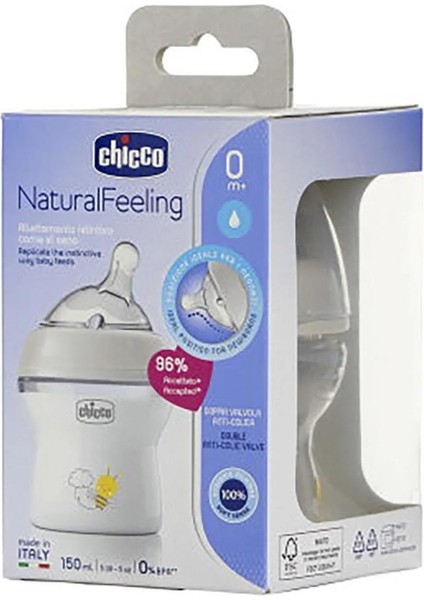 Nessiworld NaturalFeeling PP Biberon 0 Ay+ 150ml
