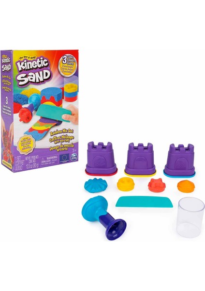 Renkli Gökkuşağı Oyun Kumu Seti